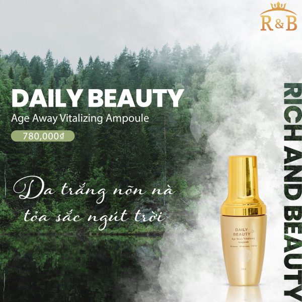 Bộ sản phẩm trẻ hóa làn da Daily Beauty Age Away Vitalizing